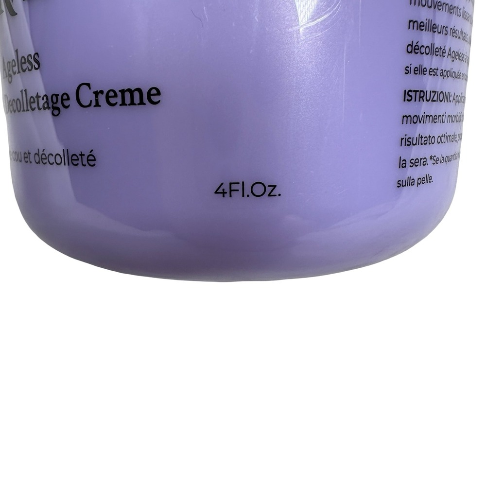 PRAI Ageless Throat & Decolletage Creme 4 fl oz 118ml Purple Jar Skincare - Picture 5 of 6